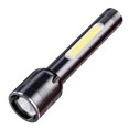 thumbnail image 1 of Linterna Eléctrica De Aleación De Aluminio Recargable Por Usb Con Luz Cob Lateral, 4 Modos De Iluminación, Linterna Led Para Senderismo, Camping, Caminar De Noche Noticed HA018628-00, 1 of 7