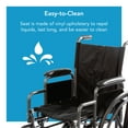 Carex Wheelchair with Swing Away Footrests and Removable Armrests