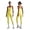 Yellow, variant on PISONIC Womens Workout Sets Two Piece Y Back Tank Top Matching High Waist Leggings Sets Gym Work Out Clothes
