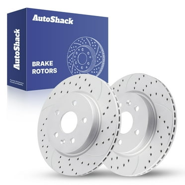 A-Premium Front Disc Brake Rotors Set Compatible With Toyota Camry 1992-2006 Solara 1999-2003 Sienna 1998-2003 Avalon 1995-2004 Lexus ES300 1992-2001