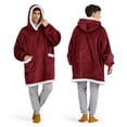 thumbnail image 1 of Sudadera con capucha Bedsure Burgundy para adultos y niños, unisex, 1 of 6