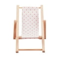 thumbnail image 2 of Silla de playa de Madera Zulema 1:12 accesorios de muebles miniatura plegable, 2 of 7