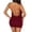 Wine, variant on Tiweut Women's Halter Mini Dress Y2k Backless Bodycon Club Night Dresses