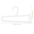 thumbnail image 2 of WASHWEPE 5Pcs Children's Hangers White Plastic Design for DIY Projects, 2 of 8