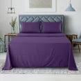 thumbnail image 6 of Lux Decor Collection Bed Sheets - 4 Piece Queen Size Sheets, Brushed Microfiber 16" Deep Pocket Bedding Sheets & Pillowcases - Purple, 6 of 6