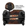 thumbnail image 2 of Yiaed Maple Meditating Bear Print Travel Luggage Cover Suitcase Protector Fits 18-32 Inch Luggage Wheel Covers Patterned Elastic Luggage Anti-scratch（No luggage）-Small, 2 of 5