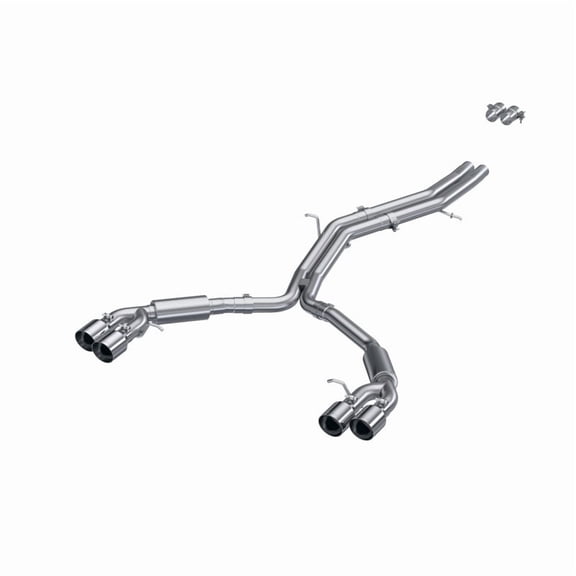 Mbrp Exhaust S4607304 Armor Pro Cat Back Exhaust System Fits 18 23 S4 S5 Fits select: 2018-2023 AUDI S5, 2018-2023 AUDI S4