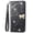 Black, variant on Allytechgroup Wallet Case for iPhone 16e/ iPhone 17e, Bling Sparkly Diamond PU Leather Phone Case with Credit Card Slot Wirst Strap Support Wireless Charging Shockproof Bumper, Pink