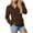 Coffee, variant on larppty Womens Sweatshirts V Neck Long Sleeve Soft Sweatshirt Oversized Fall Fashion Hoodies Pullover with Pocket (Grey, XL)