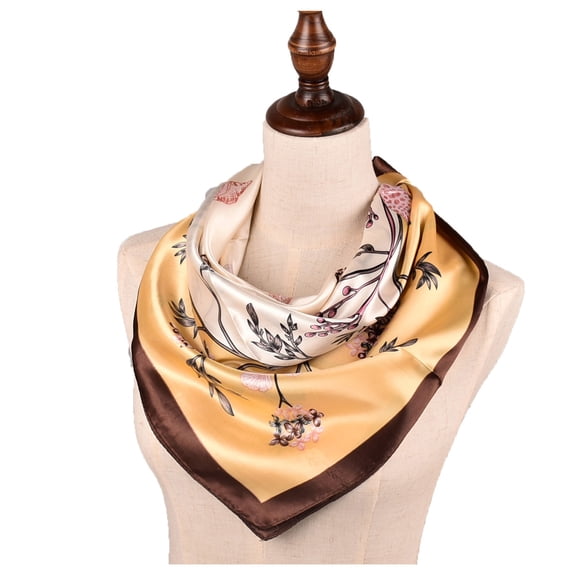 Scarf for women Silk Feel Printed Multipurpose Headband Bandana Scarf