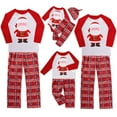 thumbnail image 3 of Viworld Family Christmas Pjs Matching Sets Xmas Plaid Matching Jammies Holiday Christmas Sleepwear Set, 3 of 8