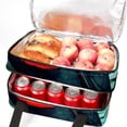 thumbnail image 5 of Toucan Insulated Double Layered Lunch Bag with Two Compartments, Large Capacity, Hand Carry, 7.1x11.4x16.1 Inches, Refrigerated Lunch Bags, 5 of 6