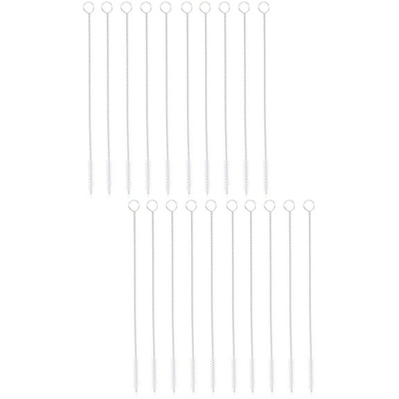 20 Pcs/Set Straws Feeding Bottle Brush Bottle Cleaner Brush Milk Bottle Straw Brush
