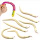 thumbnail image 1 of 20Pcs 12 pulgadas de arte de juguete de de modelo animal de serpiente de madera flexible de articulación de serpiente de torsión de madera incompleta, 1 of 5