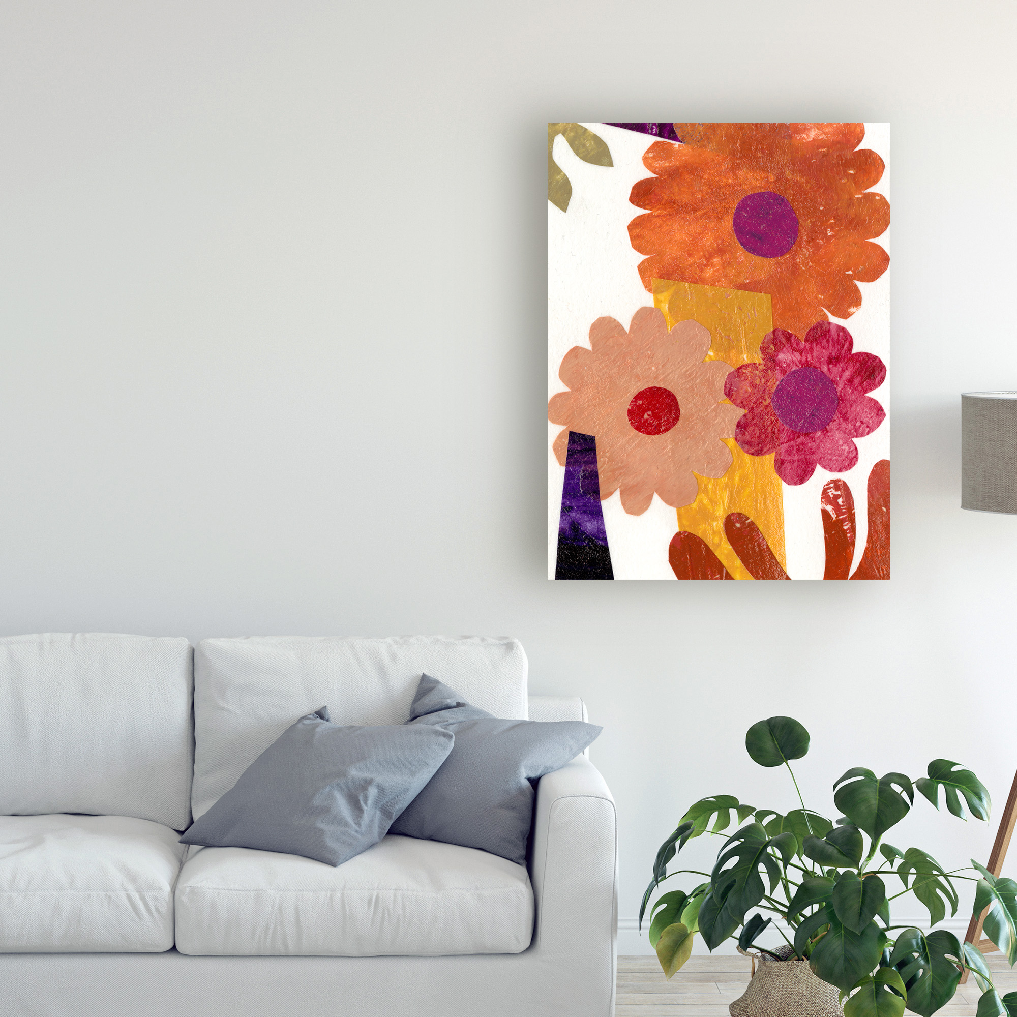 Trademark Fine Art 'Fiesta Floral I' Canvas Art by Regina Moore