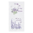 thumbnail image 3 of Watercolor Purple Flower Lavender White Printed Tea Hand Towel Kitchen Dishcloth Water Absorption Household Cleaning Cloth, 3 of 7