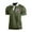 Army Green, variant on Yiaimeir Men's Three Button Printed Lapel Short Sleeve T-Shirt Top Streetwear,Size M-3XL