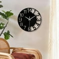 thumbnail image 4 of Reloj de pared acrílico Reloj de pared redondo Estilo moderno Fácil de leer Reloj de pared grande Reloj decorativo para sala de, 4 of 8
