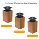 thumbnail image 5 of 2 PCS 0.2W Solar Post Cap Valla Luz Lámpara exterior yeacher Luz al aire libre, 5 of 7