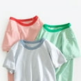 thumbnail image 3 of Phenas Toddler Boys Summer Cotton Short-Sleeve Graphic T-shirt,Pack of 3, 3 of 7