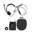 thumbnail image 2 of Single Ear Headset, Call Center Headset Wired Headphones With Microphone, Telephone Computer Headphones For Business Classroom Home, 2 of 8