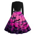 thumbnail image 5 of Halloween Dresses for Women Adult Square Neck Long Sleeve Renaissance Gothic Style Dress For Themed Party Evening Occasions, 5 of 5