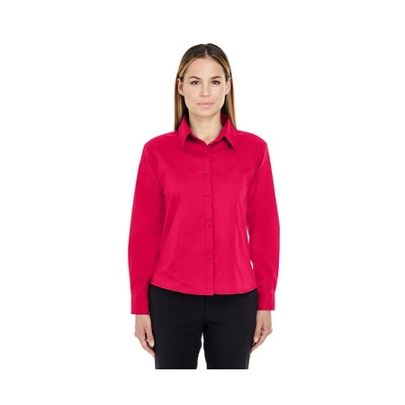 Ultraclub Ladies Whisper Twill Shirt - UltraClub Women's Whisper Twill Shirt, Style 8976