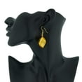 thumbnail image 3 of GlassOfVenice Murano Glass Royal Gold Spiral Earrings, 3 of 4