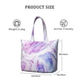thumbnail image 4 of 22 Inch Oversized Travel Bag Lightweight Canvas Weekender Duffel with Multi Pockets, Animal Print, 4 of 5