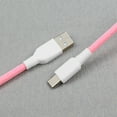 thumbnail image 3 of Custom Coiled Type c Gx16 Usb Cable aviator Cable Usb c Cable Braided for Mechanical Keyboard, 3 of 5