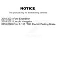 thumbnail image 2 of Transit Auto Rear Disc Brake Rotors and Semi-Metallic Pads Kit for Car Ford F-150 Expedition Lincoln Navigator K8F-102788, 2 of 11
