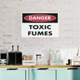 thumbnail image 6 of Danger Toxic Fumes Sign Safe Sign, Signs Outdoor, 12 X 8 In, Sign For Home, Business, Driveway Alert, 6 of 6