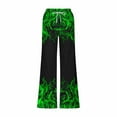 thumbnail image 4 of successthop Pajama Pant Men Printed Plus Size Wide Leg Pants with Pockets Elastic Trousers Drawstring Loungewear, 4 of 5
