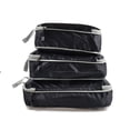 thumbnail image 5 of 3PCS Compressed Packing Cubes Travel Storage Organizer Set Mesh Visual Luggage Portable Convenient Lightweight Suitcase Bag Grey, 5 of 5