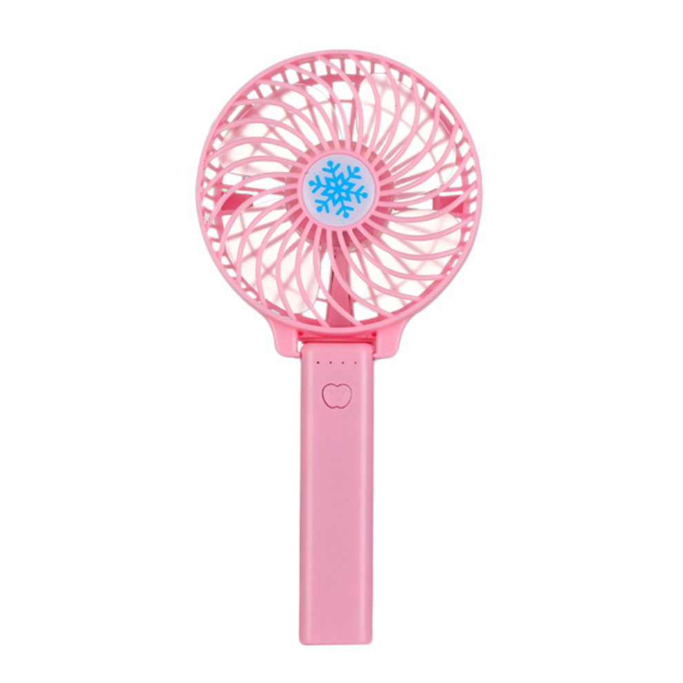 Portable Hand Fan USB Rechargeable Foldable Handheld Mini Fan Cooler 3 Speed