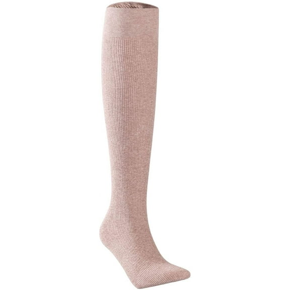 Lian LifeStyle Women's 1 Pair Adorable, Fashionable, Super Comfortable Thigh High Cotton Boot Socks HR1888 Size 6-9 Wheat