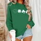 thumbnail image 5 of TaTaai Women’s St. Patrick‘s Day Print Round Neck Long Sleeve Pullover Sweatshirt Casual Loose Blouses Soft Polyester Tops Fall Winter Holiday Tees Gift, 5 of 6