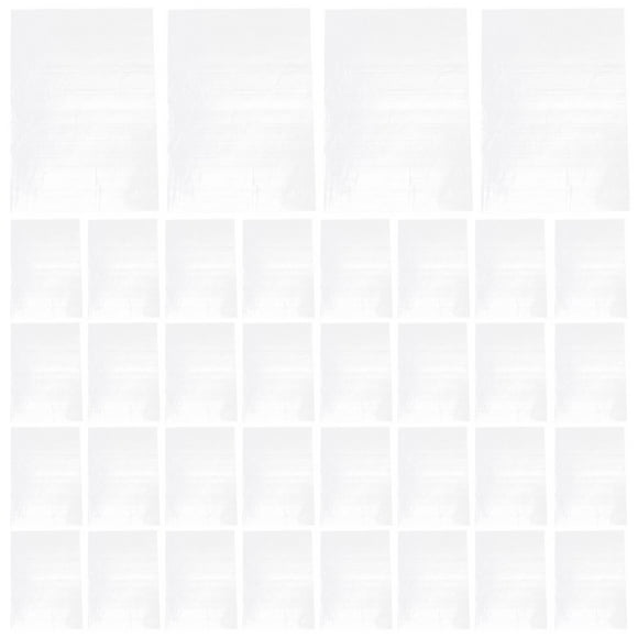 Lindbes 50 Sheets Nougat Edible Rice Paper Handmade Candy Wrapping Sheets for Baking