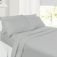 Extra Deep Pocket 4 Piece Bed Sheet Set Super Deep Fitted Sheet Fits