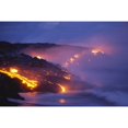 thumbnail image 2 of Hawaii  Big Island  Kilauea  Lava Flow Into Ocean At Twilight  Smoke Orange Glow C1623 Poster Print, 2 of 2