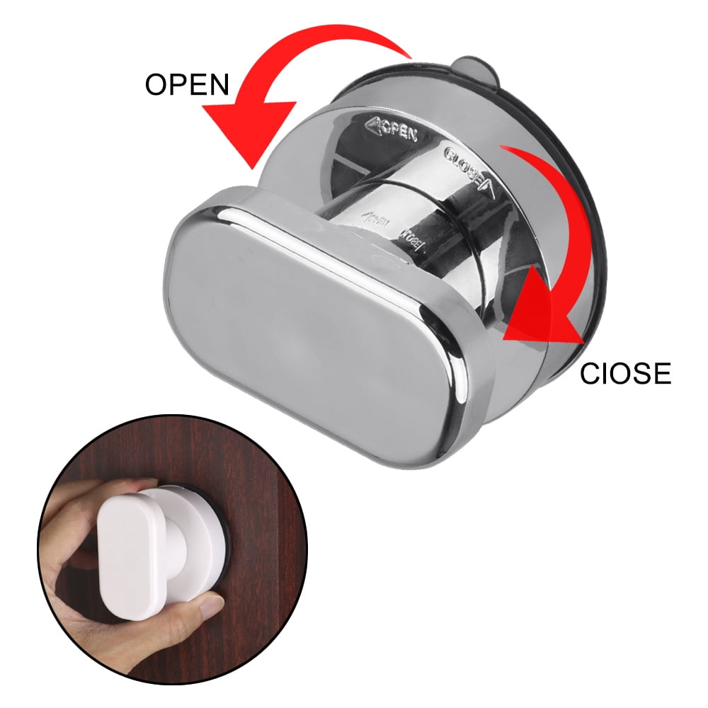 Suction Cup Grab Bar Bathroom Anti-Slip Safety Rails Portable Mobility Handle No Hole Installation(Silver Single Handle)