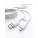 thumbnail image 1 of Cable USB Tipo C Carga Rápida 2 Metros Reforzado 2.4A, 1 of 6