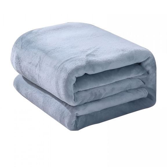 AUQ Queen Size Blanket 320GSM Double-Sided Microfiber Fleece Throw - Ultra Soft Lightweight All Season Cozy Bedding for Sofa, Bed & Nap, Machine Washable No Shrinkage Home Decor