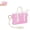 Bow-Pink, variant on Mini Backpack for Women, Portable Cute Small Makeup Pouch with Wristlet, Mini Tote Bag for Crossbag, Handbag, Backpack, Gifts for Birthday/Party/Christmas (Bow-)