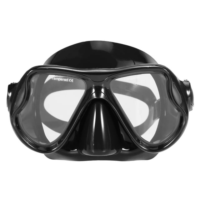 Graflsoa Lixada Anti-Fog Diving Mask with Tempered Lens for Adults, Adjustable Strap, Leak-Proof Design, Clear Underwater Vision, AM708 Model