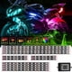 thumbnail image 4 of Neón De Motocicleta Barra de luces de neón para motocicleta Lámpara de control de aplicación RGB de ritmo de motocicleta (1 para 12), 4 of 4