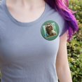 thumbnail image 2 of Sloth Selfie Picture Pinback Button Pin, 2 of 5