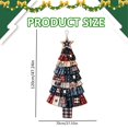 thumbnail image 3 of Torqee Oversized DIY Quilted Christmas Tree Kit Beginner-Friendly Christmas Fabric Sewing Craft Set DIY Fabric Craft Patchwork for Front Door and Living Room Decor Gift for Craft Lovers,Style-B, 3 of 7