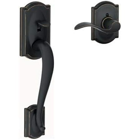 SCHLAGE Lock FE285VCAM716ACCCAM Camelot Front Entry Handle
