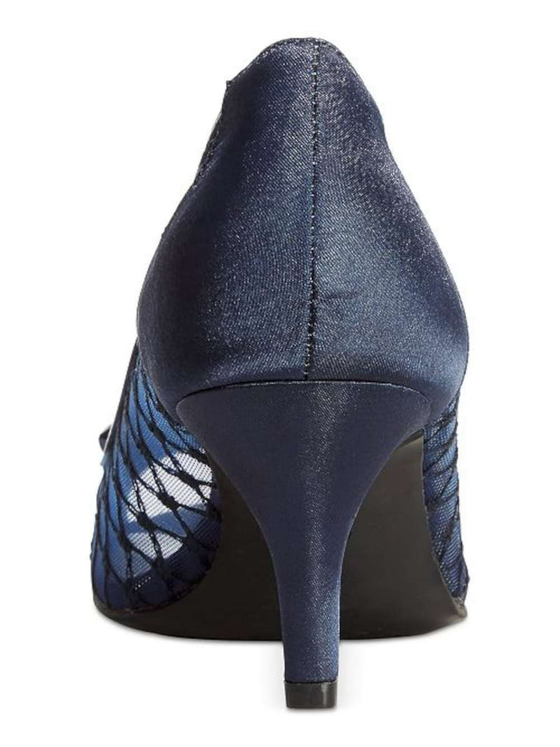 Heeled Macys Navy Blue Boots Karen Scott Womens Maralyn Open Toe